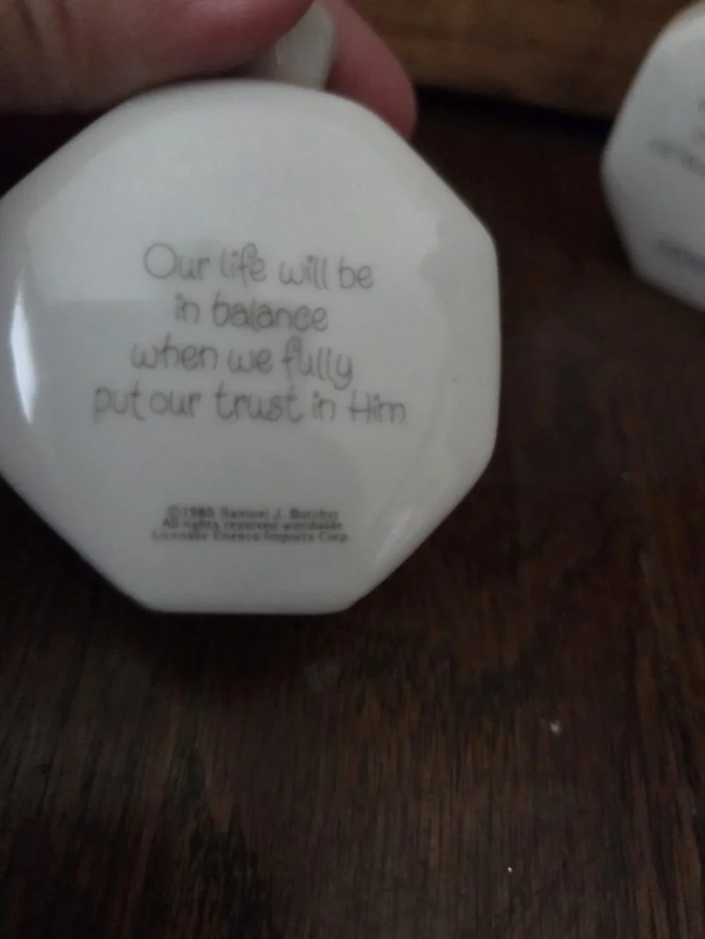 Lot Of 2 Tiny Vintage Precious Moments Vases